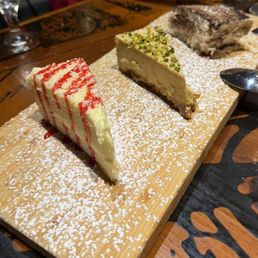 tiramisu, pistachio cheesecake, limoncello cake tiramisu, pistachio cheesecake, limoncello cake