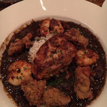 La Jolla - Jambalaya with fried oysters - New American Near Me - Montgomery, Alabama
