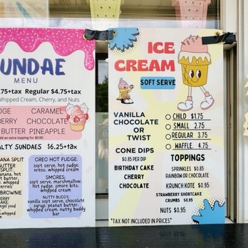 Mama Meatball's Pizzeria - Menu of sundaes and ice creams - Pizza Near Me - Turtle Creek, Pennsylvania