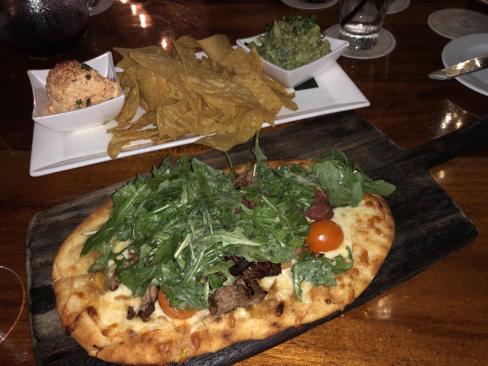 Order FILET MIGNON FLATBREAD food online from Tommy Bahama Restaurant, Bar & Store store, Naples on bringmethat.com