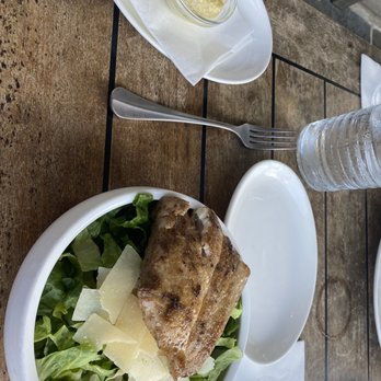 The Citizen - Caesar with no croutons and MahiMahi on top - New American Near Me - Alys Beach, Florida The Citizen - Caesar with no croutons and MahiMahi on top - New American Near Me - Alys Beach, Florida