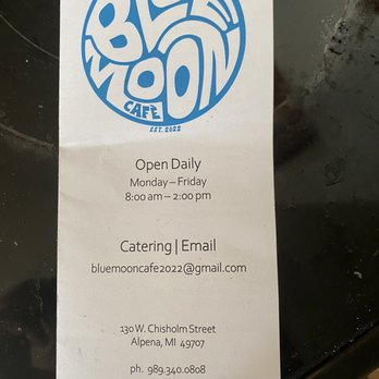 Blue Moon Cafe - Salad Near Me - Alpena, Michigan
