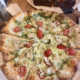 Pesto Chicken Pizza