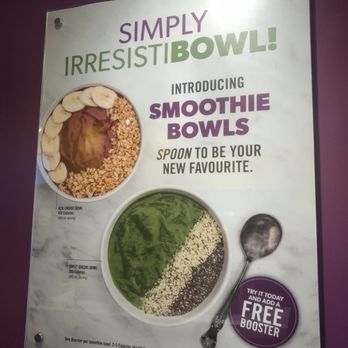 Booster Juice - a smoothie bowl and a spoon - Juice Bars & Smoothies Near Me - St Albert, Alberta Booster Juice - a smoothie bowl and a spoon - Juice Bars & Smoothies Near Me - St Albert, Alberta