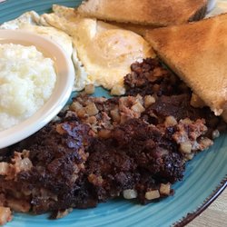 Zebulon Family Restaurant - Hash, grits, eggs.