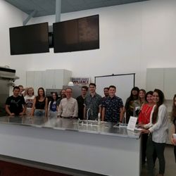 Three Sisters Kitchen - UNM Sustainability students visiting the demo kitchen (not my pic; took it off their FB page)