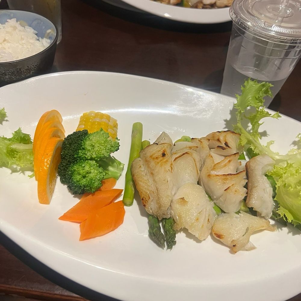 Sea Bass, Chicken Terriyaki Sea Bass, Chicken Terriyaki