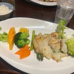 Sea Bass, Chicken Terriyaki