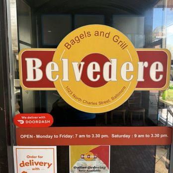 Belvedere Bagels and Grill - Signage - Breakfast & Brunch Near Me - Baltimore, Maryland Belvedere Bagels and Grill - Signage - Breakfast & Brunch Near Me - Baltimore, Maryland