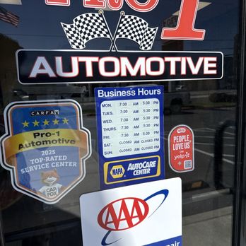 Pro1 Automotive - Hours - Tires Near Me - Reno, Nevada Pro1 Automotive - Hours - Tires Near Me - Reno, Nevada