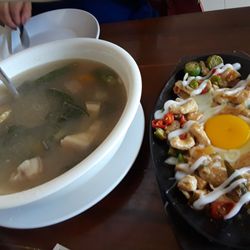 Sy Bee Tin - Sinigang na bangus and seafood sisig