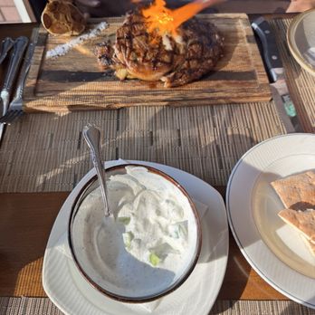Arya Steakhouse - Love the flame melted butter on the steak! - Persian/Iranian Near Me - Palo Alto, California