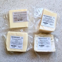 Igourmet - 4 different kind of cheese in the New Year gift box from this company.   1/9/19