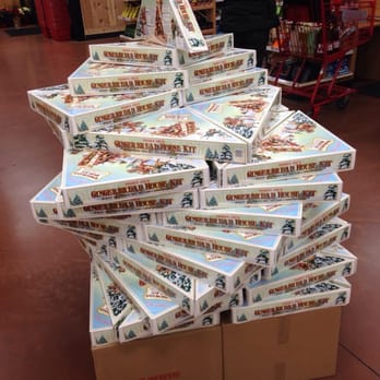 Trader Joe's - Creative stacking, and it's gingerbread house time! - Grocery Near Me - Asheville, North Carolina Trader Joe's - Creative stacking, and it's gingerbread house time! - Grocery Near Me - Asheville, North Carolina