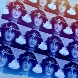 US Post Office - John Lennon stamps today