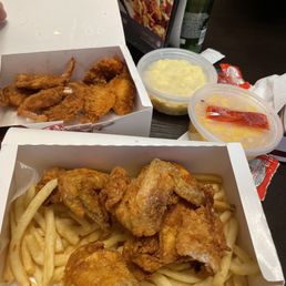 Fry chicken
