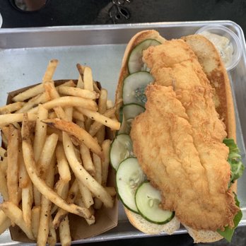 the knack - Great meal for $14. Fresh fried fish sandwich and french fries. - Seafood Near Me - Orleans, Massachusetts the knack - Great meal for $14. Fresh fried fish sandwich and french fries. - Seafood Near Me - Orleans, Massachusetts