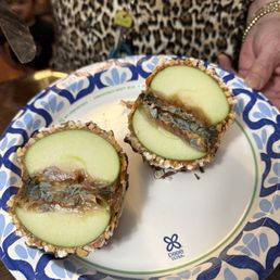 Mold inside the candy apple. Disgusting and disappointed.