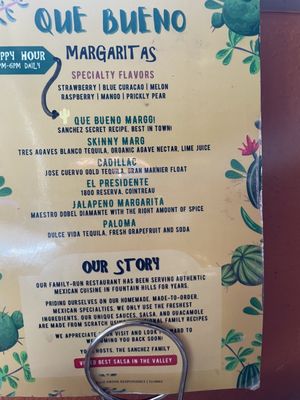 Menu photo 4 Que Bueno Fountain Hills, AZ Menu photo 4 Que Bueno Fountain Hills, AZ