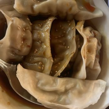 Han Dynasty - Dumplings in Chili Oil (chicken) - Szechuan Near Me - Brooklyn, New York Han Dynasty - Dumplings in Chili Oil (chicken) - Szechuan Near Me - Brooklyn, New York