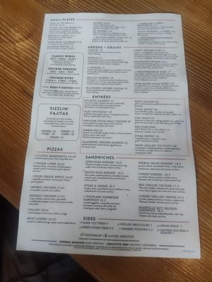 Menu photo 2 Open Road Grill Falls Church, VA
