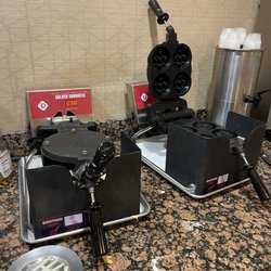 Drury Inn & Suites Amarillo - Make your own waffle station! Yum!