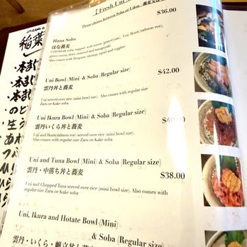 I-NABA - Menu - Japanese Near Me - Honolulu, Hawaii