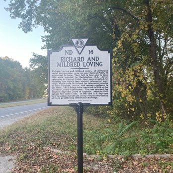 Richard and Mildred Loving - Landmarks & Historical Buildings Near Me - Bowling Green, Virginia Richard and Mildred Loving - Landmarks & Historical Buildings Near Me - Bowling Green, Virginia