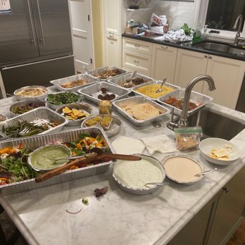 Gorgeous George's Mediterranean Kitchen - The aftermath...wish I got a photo before! - Middle Eastern Near Me - Seattle, Washington