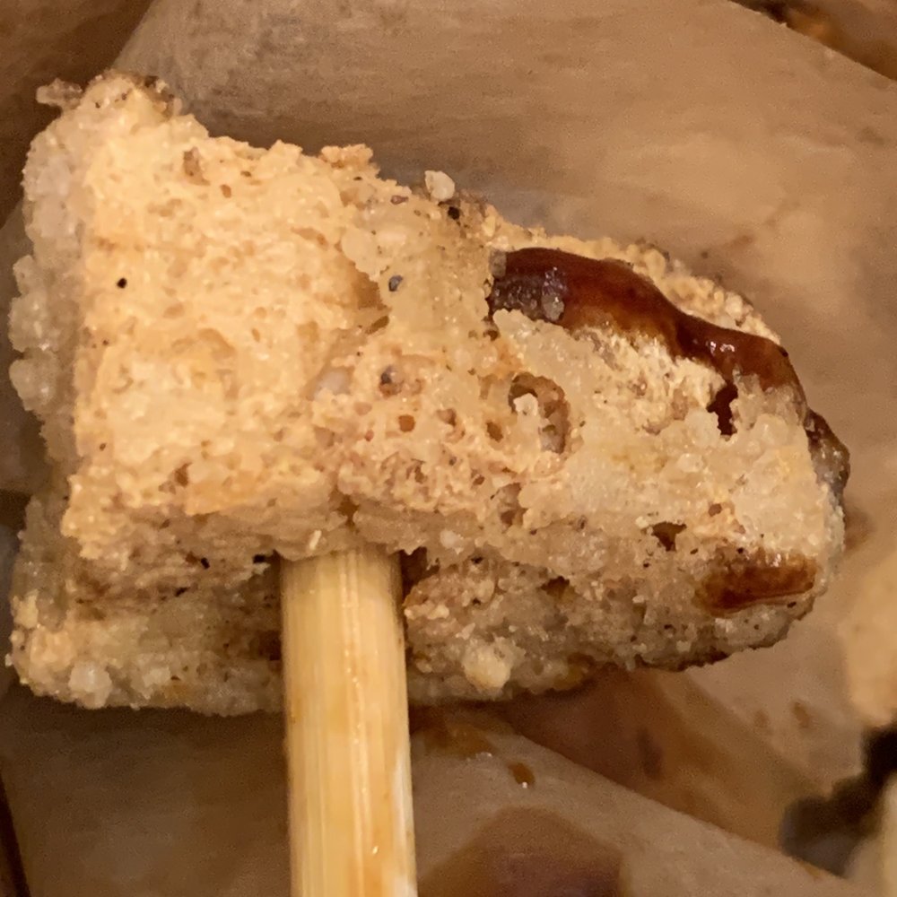 Cha House - Raleigh - Tofu - double fried. Supposed to be single fried soft and gooey, and sometimes the kitchen makes it crispy instead. - Bubble Tea Near Me - Raleigh, North Carolina