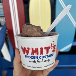 Whit's Frozen Custard of Atlantic Beach - Chocolate with Snickers