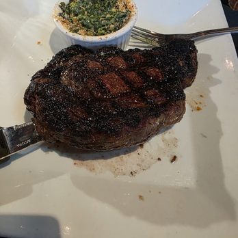Bimini Twist - Ribeye steak and cream of broccoli. The steak was perfectly cooked medium rare. - Seafood Near Me - West Palm Beach, Florida