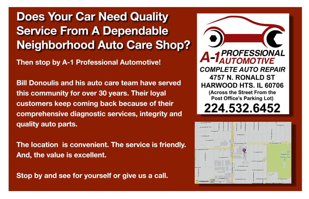 A1 PROFESSIONAL AUTOMOTIVE Updated September 2024 10 Reviews