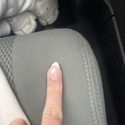 LT Nails - Completely uneven nail.