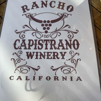 Rancho Capistrano Winery - Sign - New American Near Me - San Juan Capistrano, California Rancho Capistrano Winery - Sign - New American Near Me - San Juan Capistrano, California