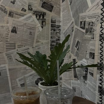 Baba's Coffee Corner - heart pancake latte & mint lemonade - Coffee & Tea Near Me - Orange, California