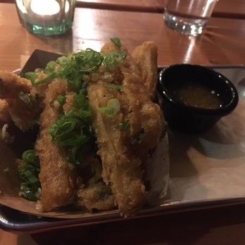 Grains - Salt and pepper calamari mushroom - Vegan Near Me - San Diego, California Grains - Salt and pepper calamari mushroom - Vegan Near Me - San Diego, California