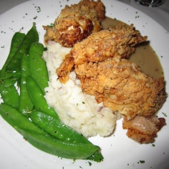 Monocacy Crossing - Crispy Buttermilk Chicken Breast with Tasso Ham Gravy - New American Near Me - Frederick, Maryland Monocacy Crossing - Crispy Buttermilk Chicken Breast with Tasso Ham Gravy - New American Near Me - Frederick, Maryland