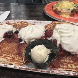 Triple Berry Pancakes