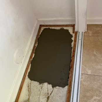 Rooter Solutions - Concrete patch over backfill after replacing the pipe - Plumbing Near Me - Los Angeles, California