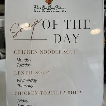 Flor De Lima Farms - Soup days - Juice Bars & Smoothies Near Me - San Fernando, California Flor De Lima Farms - Soup days - Juice Bars & Smoothies Near Me - San Fernando, California