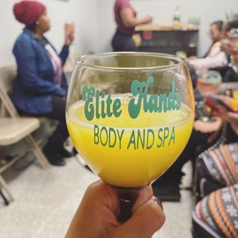 Elite Hands Body and Spa - Inside with our complimentary mimosas - Massage Near Me - Indianapolis, Indiana Elite Hands Body and Spa - Inside with our complimentary mimosas - Massage Near Me - Indianapolis, Indiana