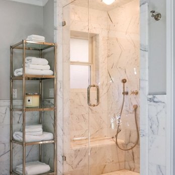 Park Ave Custom Construction - a walk in shower - General Contractors Near Me
