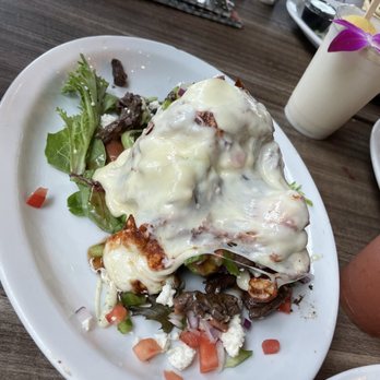 Bistro Cafe - Stuffed Avocado with shrimp and filet and lots of cheese. - Breakfast & Brunch Near Me - Miami, Florida Bistro Cafe - Stuffed Avocado with shrimp and filet and lots of cheese. - Breakfast & Brunch Near Me - Miami, Florida