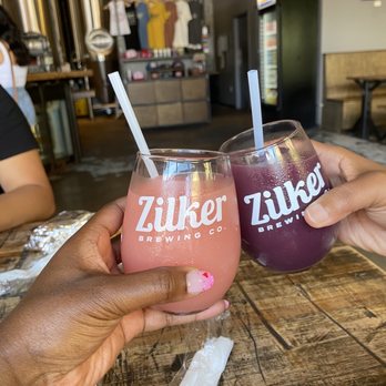 Austin Eats Food Tours - Zilker Brewing Company frozen alcoholic beverages. - Food Tours Near Me