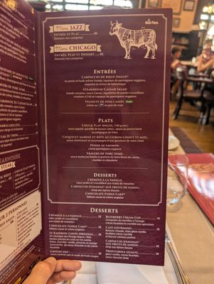 Menu photo 1 The Steakhouse Chessy, 77