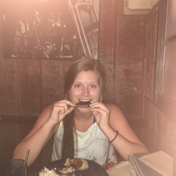 Dinosaur Bar-B-Que - Enjoying ribs during my first visit circa 2016 - Barbeque Near Me - Syracuse, New York