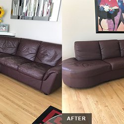 Amazing Leather Furniture Refinishing