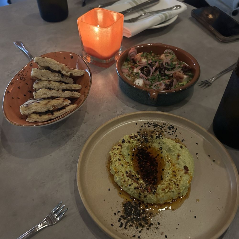 Gràcia Mediterranean - humus + spanish octopus - Cocktail Bars Near Me - Austin, Texas Gràcia Mediterranean - humus + spanish octopus - Cocktail Bars Near Me - Austin, Texas