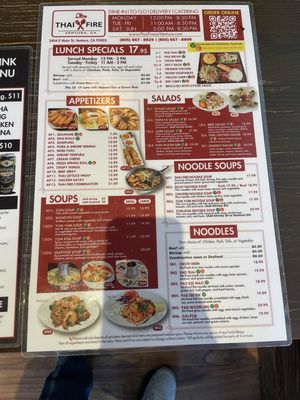 Menu photo 2 Thai Fire Ventura, CA Menu photo 2 Thai Fire Ventura, CA
